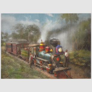 Train - The Celestial Railroad 1896 Tissue Paper
