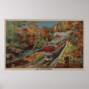 Train-The Thoroughbred, Monon Poster