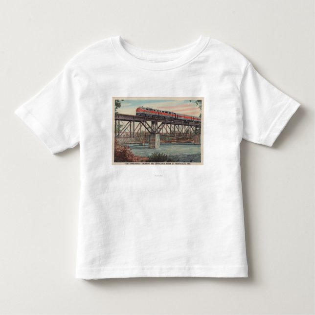 Train-The Tippecanoe / Crossing Tippecanoe River Toddler T-Shirt (Front)