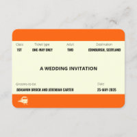 Train Ticket Inspired | LGBTQ+ Gay Wedding