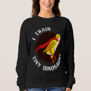 Train Tiny Dinosaurs Chicken   Sweatshirt