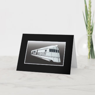 Train To Retirment Greeting Card