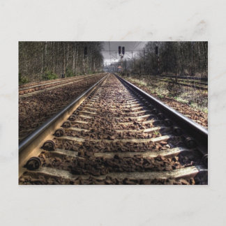 Train Track Postcard