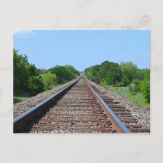 Train Track Postcard
