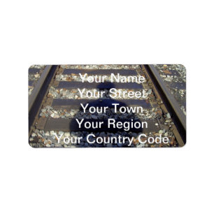 Train Track Shadow Label