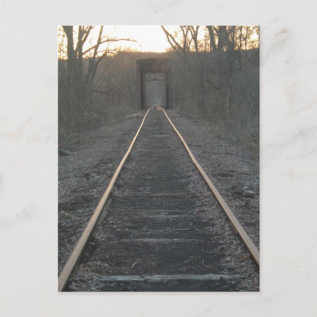 Train Tracks Postcard (Front)