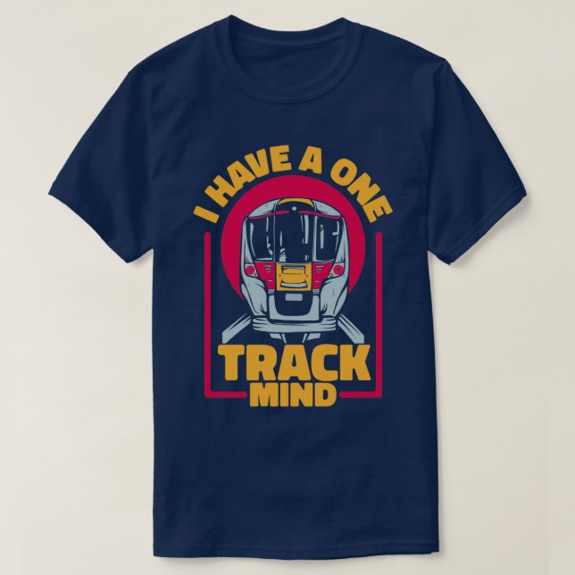 Train Trains Locomotive Railroad 2 T-Shirt (Design Front)