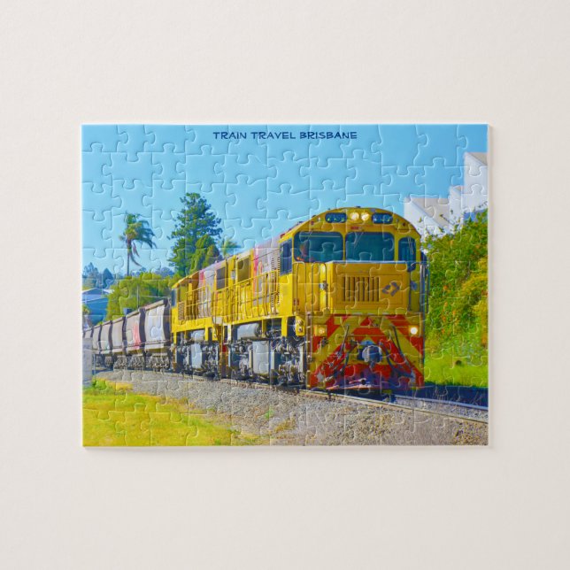 Train Travel Brisbane Jigsaw Puzzle (Horizontal)
