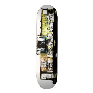 Train Travelled Skateboard