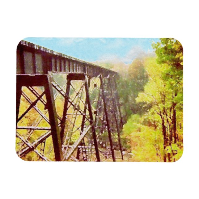 Train Trestle Magnet (Horizontal)