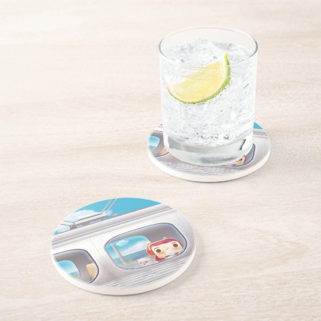 Train Trip with Cat Coaster (Side)