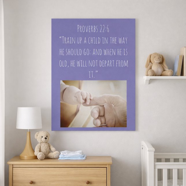 Train Up a Child Proverbs 22:6 Church Nursery Poster (Creator Uploaded)