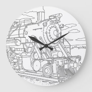 Train Wall Clocks