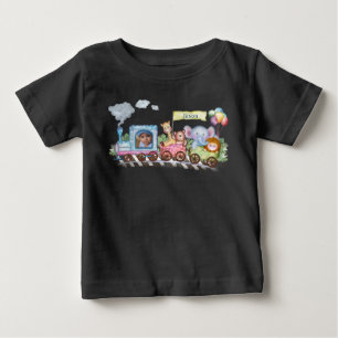 Train watercolor cute baby T-Shirt