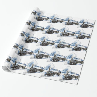 train wrapping paper