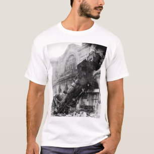 Train wreck at Montparnasse, 1895 T-Shirt