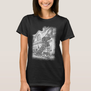 Train Wreck At Mounting Wet Station T-Shirt