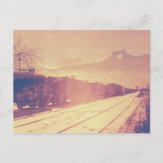 Train Yard Postcard