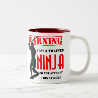 Trained Ninja Two-Tone Coffee Mug