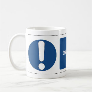 trained personnel coffee mug