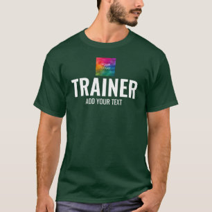 Trainer Coach Forest Green Double Sided Print Mens T-Shirt