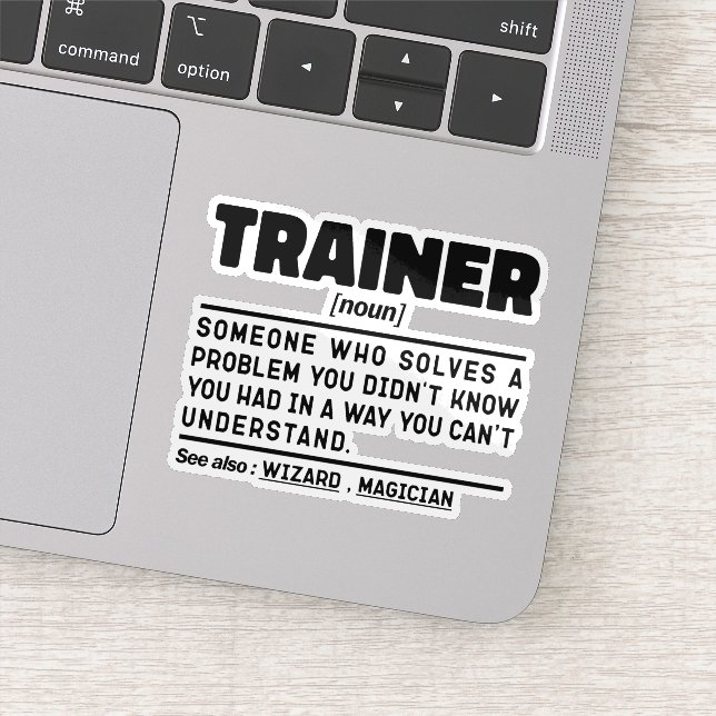 Trainer Noun Definition Training Certified Worker  (Detail)