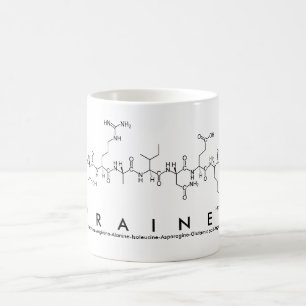 Trainer peptide name mug