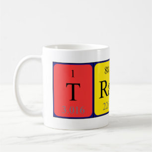 Trainer periodic table name mug