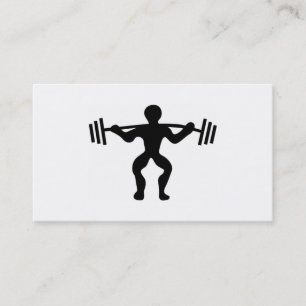 Trainer/Weightlifter Business Card