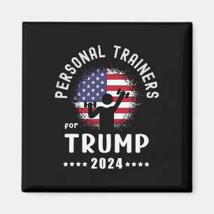 Trainers For Trump 2024 American Flag Vote Trump Magnet