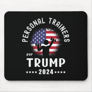 Trainers For Trump 2024 American Flag Vote Trump Mouse Pad