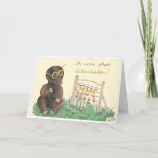 Training card - lovingly hand-drawn boy