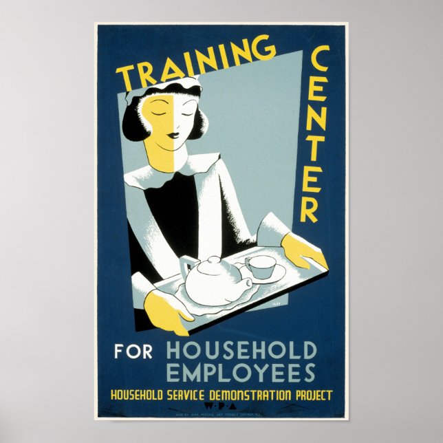 Training Centre For Household Employees Poster (Front)