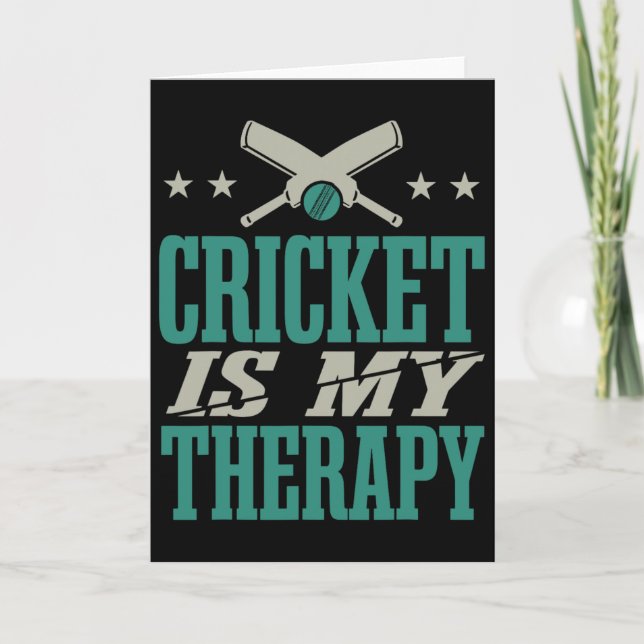 Training Cricket Player Cricket  Card (Front)