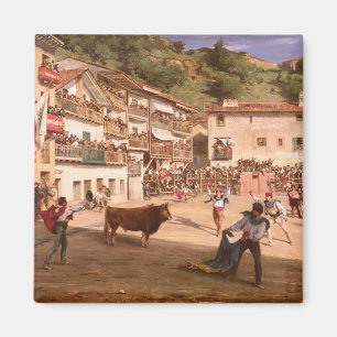 Training Fight in Biscay, 1869 Magnet