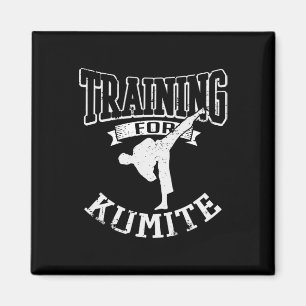 Training For Kumite Mma Karate Taekwondo Martial A Magnet