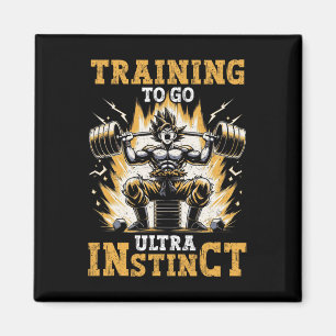 Training To Go Ultra Instinct Gym Weightlifting Di Magnet