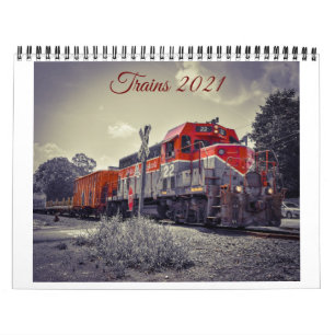 Trains 2021 calendar