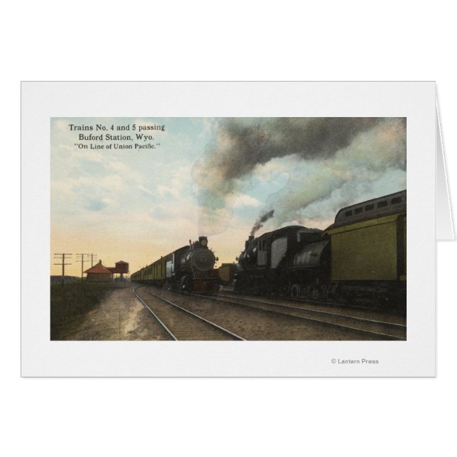 Trains #4 and #5 Passing (Front Horizontal)