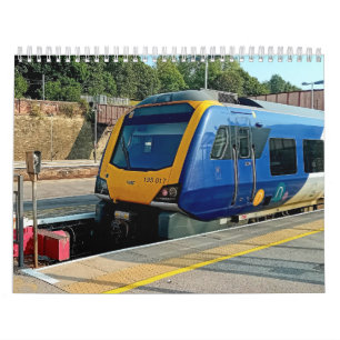 Trains and the stations calendar
