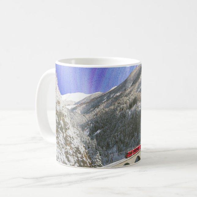 trains coffee mug (Front Left)