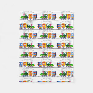 Trains Fleece Blanket