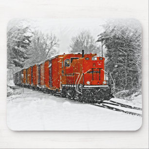 Trains Mouse Pad