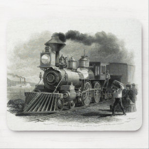 Trains Mouse Pad