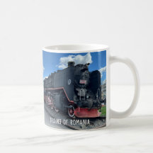 Trains of Romania. Diesel & Steam Train on a