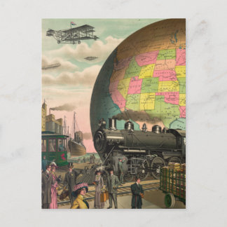 Trains, Planes & Everything Else Postcard