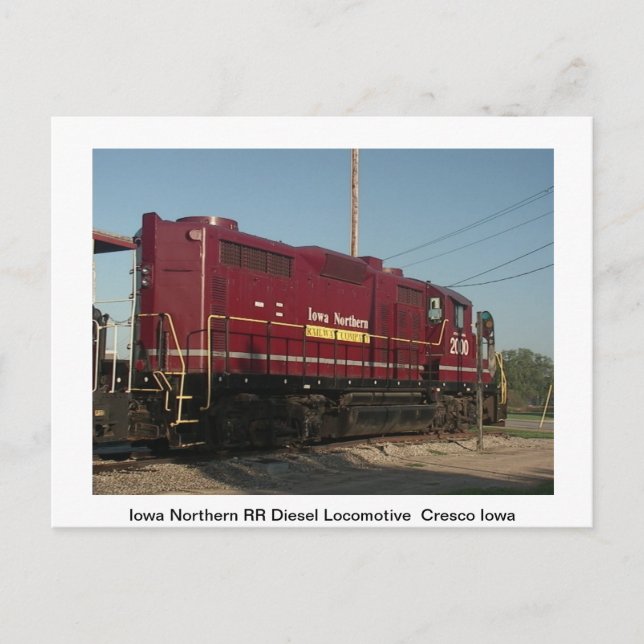 Trains Post Card (Front)