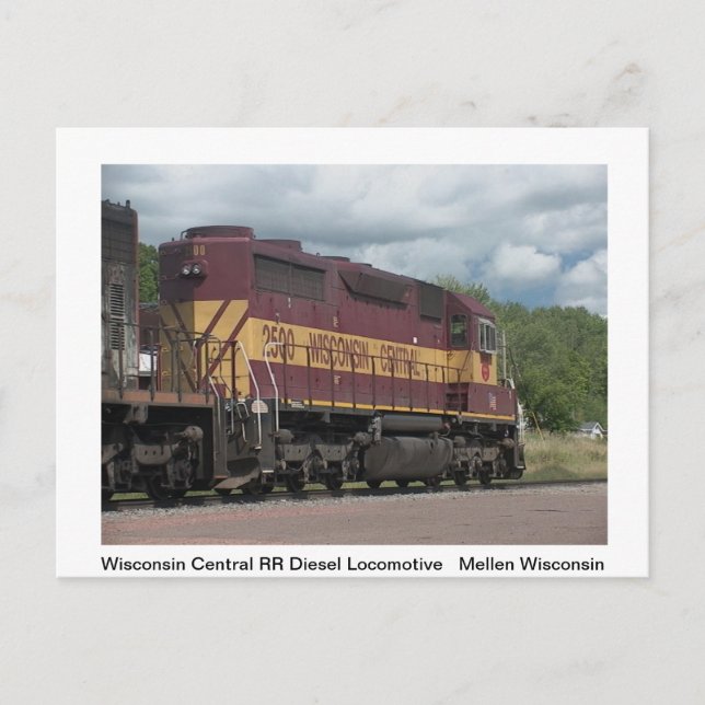 Trains Post Card. Postcard (Front)