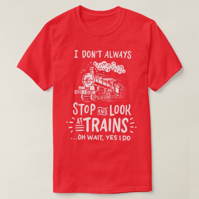 Trains Railroad Models 1 T-Shirt (Design Front)