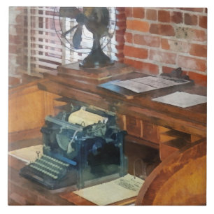 Trains - Station Master's Office Ceramic Tile